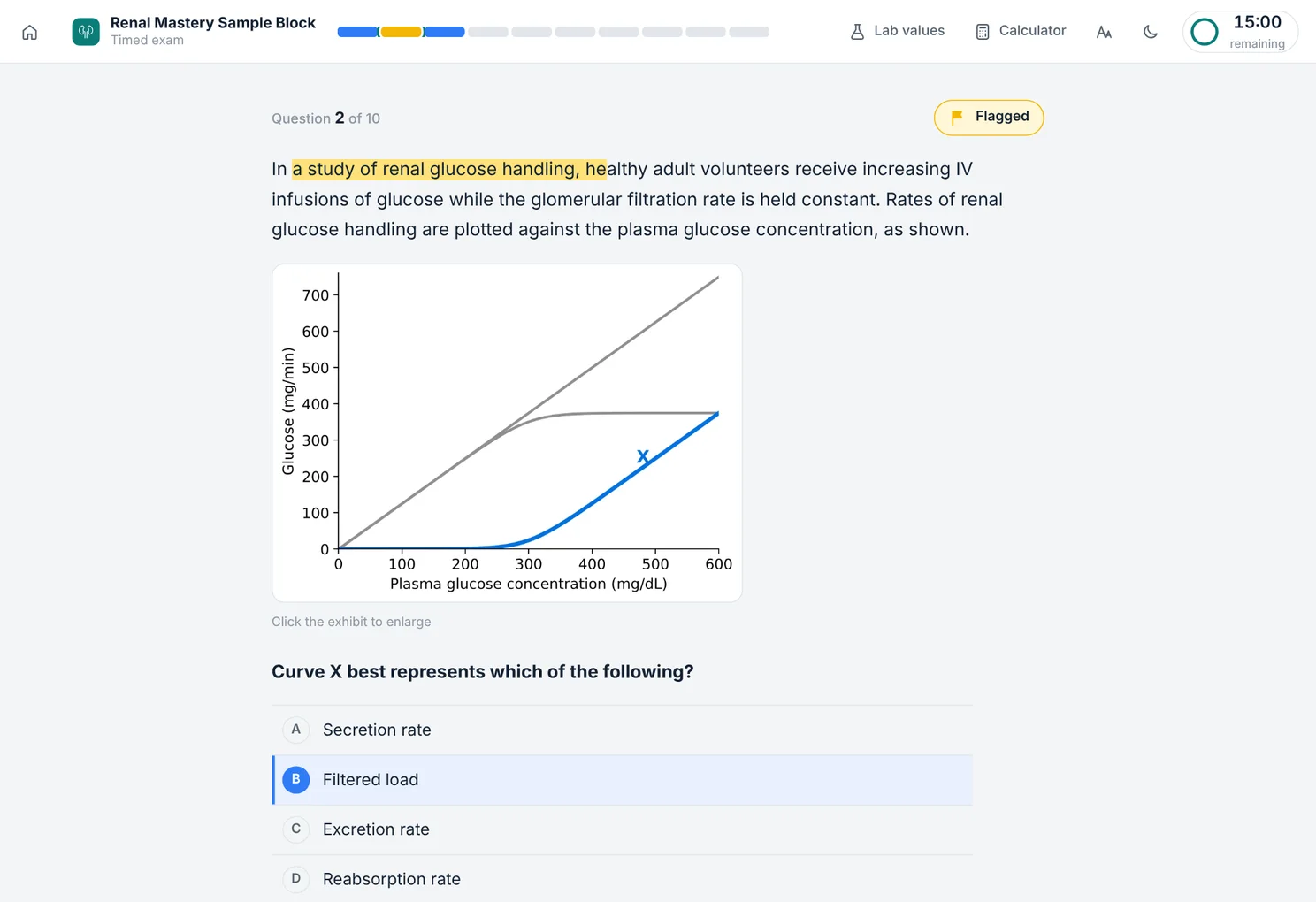 OMS Collective Exam Mode Interface